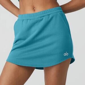 Alo Yoga High Waist Accolade Blue Splash skirt size XS